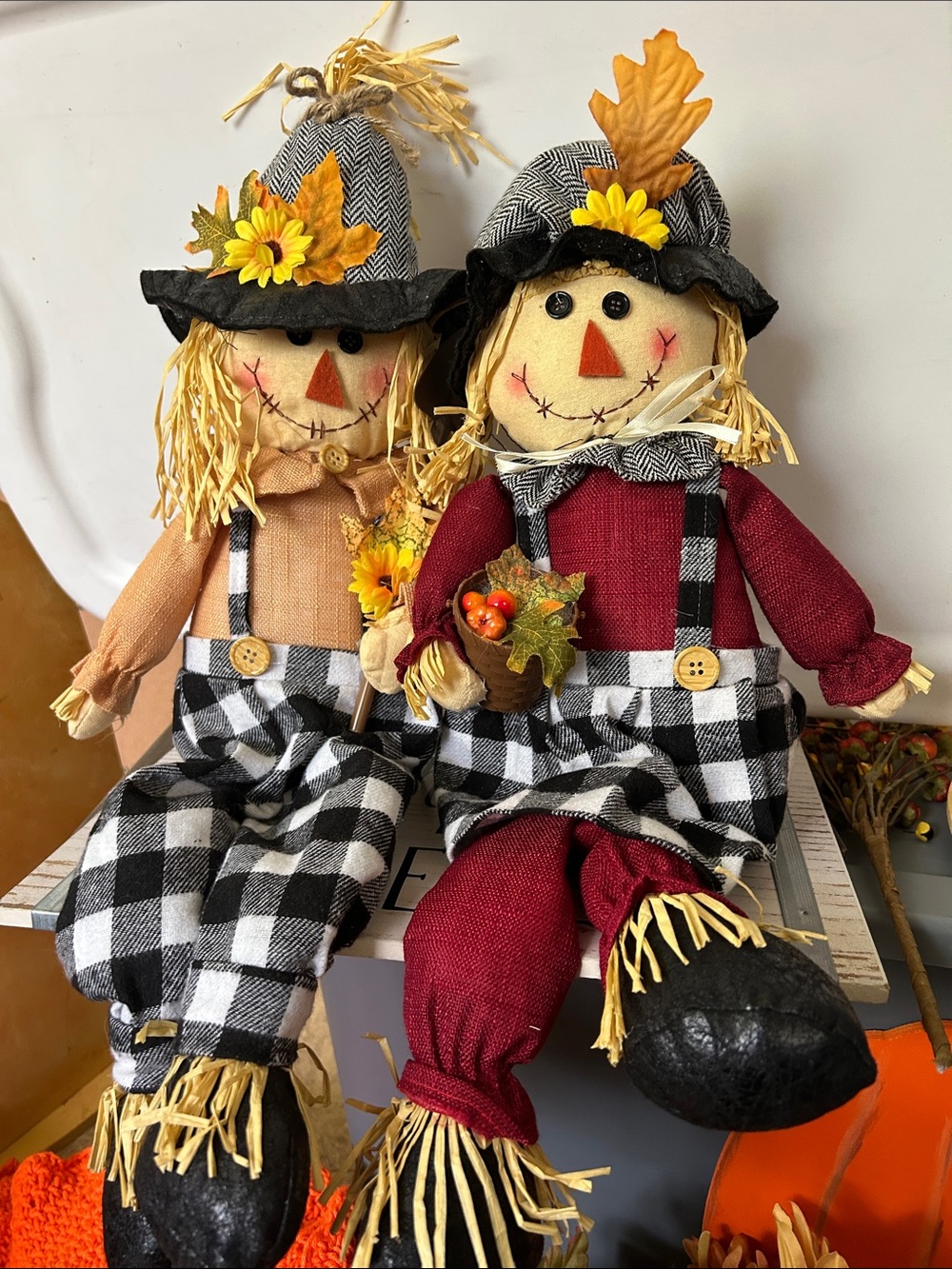 Fall Scarecrow Dolls